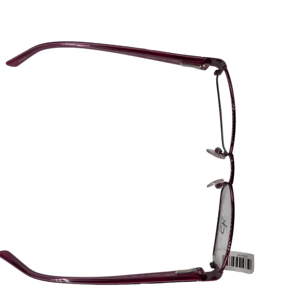 NWT CK Children's Eyeglass Frame Calvin Klein Metallic Pink/Purple Metal Frames